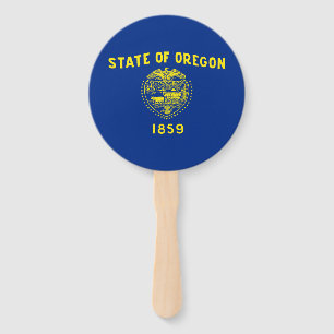 Éventail Drapeau de l'État de l'Oregon