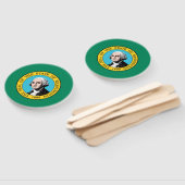 Éventail Drapeau de l'État de Washington (Non-assemblé)