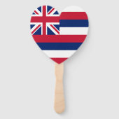 Éventail Drapeau de l'État d'Hawaii (Dos)