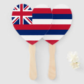 Éventail Drapeau de l'État d'Hawaii (Devant et derrière)