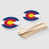 Éventail Drapeau de l'État du Colorado (Non-assemblé)