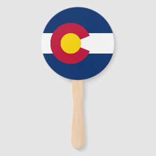 Éventail Drapeau de l'État du Colorado