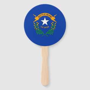 Éventail Drapeau de l'État du Nevada