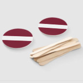 Éventail Drapeau de Lettonie (Non-assemblé)