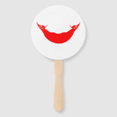 Éventail Drapeau de l'île de Pâques (Dos)