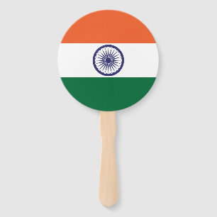 Éventail Drapeau de l'Inde