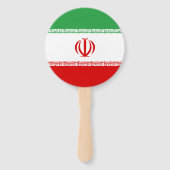 Éventail Drapeau de l'Iran (Devant)