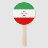 Éventail Drapeau de l'Iran (Dos)