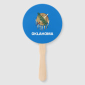 Éventail Drapeau de l'Oklahoma (Dos)