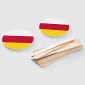 Éventail Drapeau de l'Ossétie du Nord (Non-assemblé)