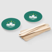 Éventail Drapeau de Macao (Non-assemblé)