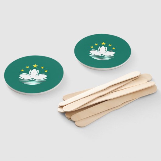 Éventail Drapeau de Macao (Non-assemblé)