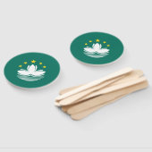 Éventail Drapeau de Macao (Non-assemblé)