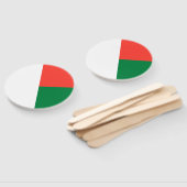 Éventail Drapeau de Madagascar (Non-assemblé)