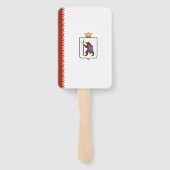 Éventail Drapeau de Mari El (Dos)