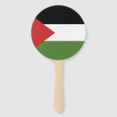 Éventail Drapeau de Palestine (Devant)