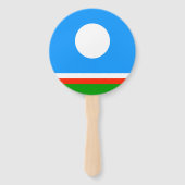 Éventail Drapeau de Sakha (Dos)