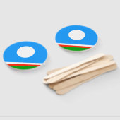 Éventail Drapeau de Sakha (Non-assemblé)