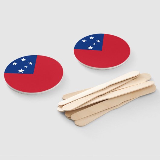 Éventail Drapeau de Samoa (Non-assemblé)