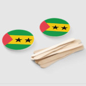 Éventail Drapeau de Sao Tomé-et-Principe (Non-assemblé)