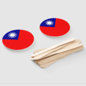 Éventail Drapeau de Taïwan (Non-assemblé)