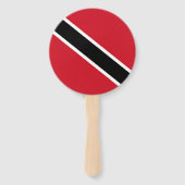 Éventail Drapeau de Trinité-et-Tobago (Devant)