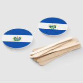 Éventail Drapeau d'El Salvador (Non-assemblé)