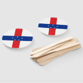 Éventail Drapeau des Antilles néerlandaises (Non-assemblé)