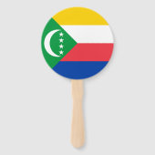 Éventail Drapeau des Comores (Devant)