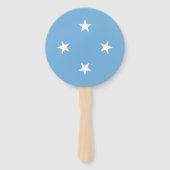 Éventail Drapeau des États fédérés de Micronésie (Dos)