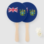 Éventail Drapeau des îles Pitcairn (Devant et derrière)