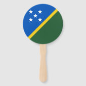 Éventail Drapeau des Îles Salomon (Dos)