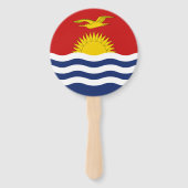 Éventail Drapeau des Kiribati (Dos)