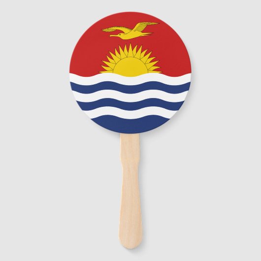 Éventail Drapeau des Kiribati (Devant)