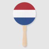 Éventail Drapeau des Pays-Bas (Dos)