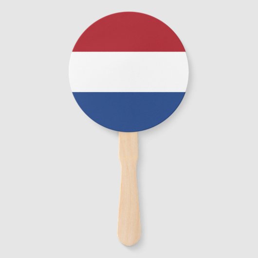 Éventail Drapeau des Pays-Bas (Devant)