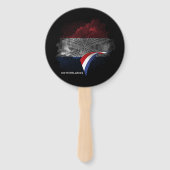 Éventail Drapeau des Pays-Bas (Dos)