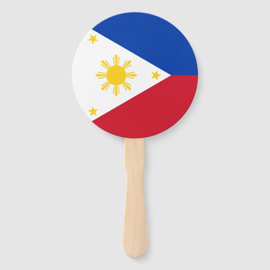 Éventail Drapeau des Philippines (Dos)