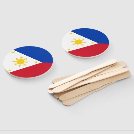 Éventail Drapeau des Philippines (Non-assemblé)