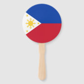 Éventail drapeau des Philippines (Dos)