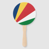 Éventail Drapeau des Seychelles (Dos)
