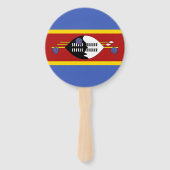 Éventail Drapeau d'Eswatini (Dos)