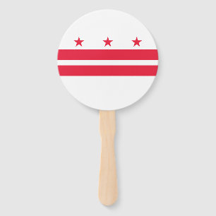 Éventail Drapeau d'État de Washington DC