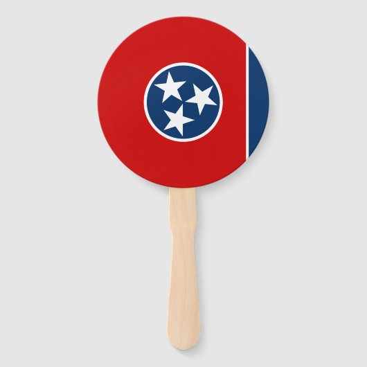 Éventail Drapeau d'état du Tennessee (Devant)