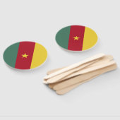 Éventail drapeau du Cameroun (Non-assemblé)