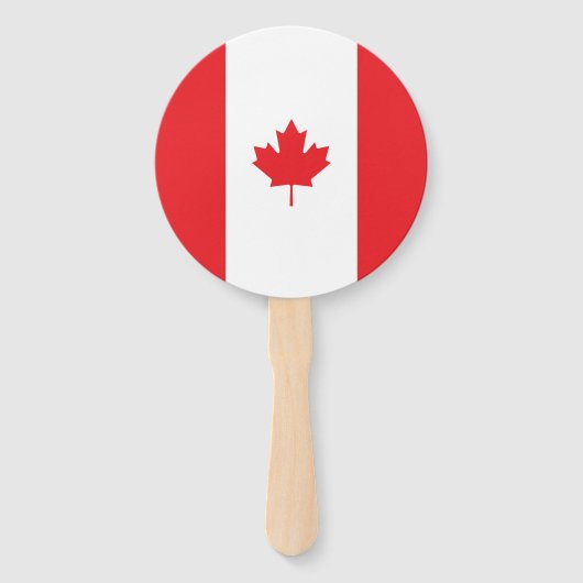 Éventail Drapeau du Canada (Dos)