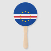 Éventail Drapeau du Cap-Vert (Dos)