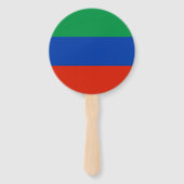 Éventail Drapeau du Daghestan (Dos)