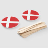 Éventail Drapeau du Danemark (Non-assemblé)
