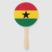Éventail Drapeau du Ghana (Dos)